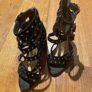 SAM EDELMAN STUDDED 4 In SIZE 7 HEELS
